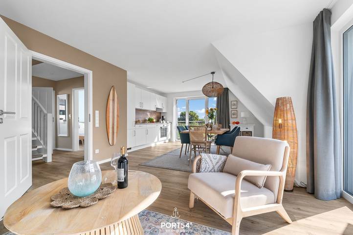 Ferienwohnung für 6 Personen, mit Balkon und Ausblick, mit Haustier in Norddeich (Schleswig-Holstein) - 2