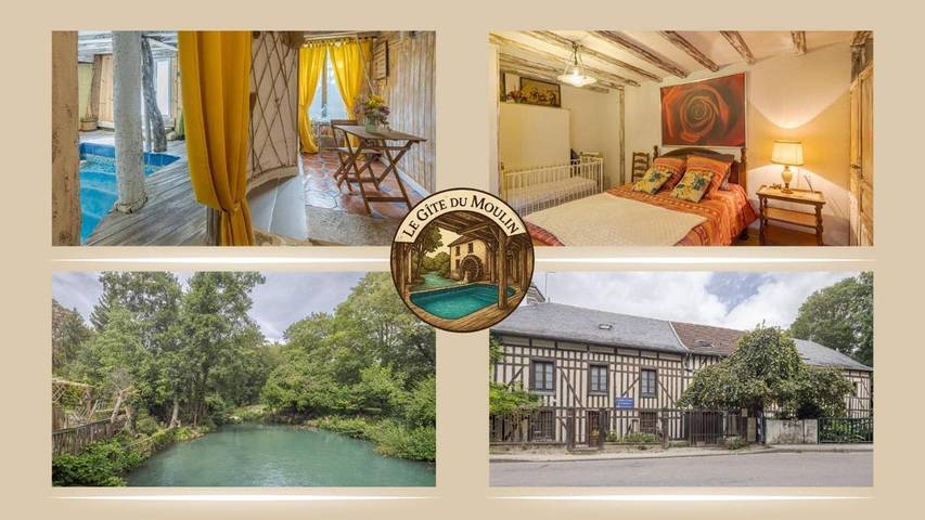 Gîte pour 4 personnes, avec piscine, animaux acceptés à Sainte-Maure - 2