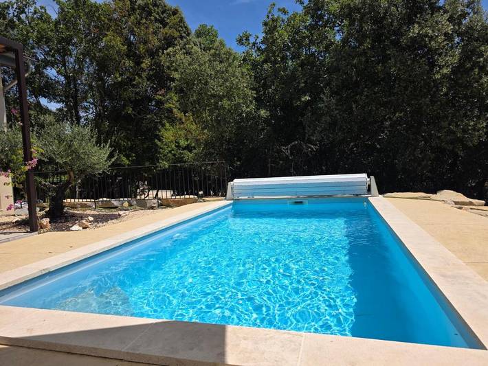 Location de vacances pour 7 personnes, avec Terrasse ainsi que Jardin et Piscine à Méjannes-le-Clap - 2