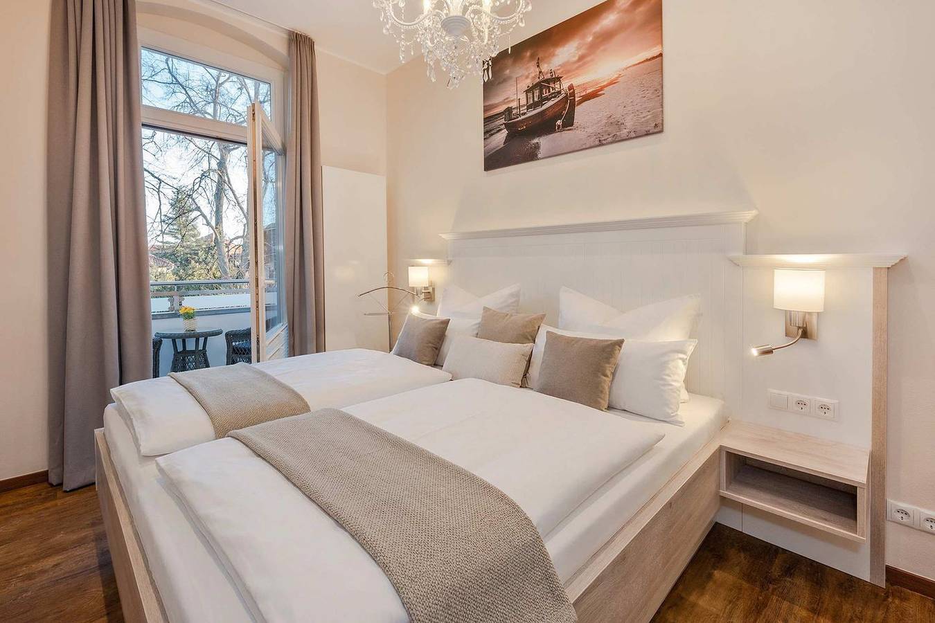 Appartement entier, Strandnahe Ferienwohnung in Bansin mit Balkon & Parkplatz in Bansin, Heringsdorf