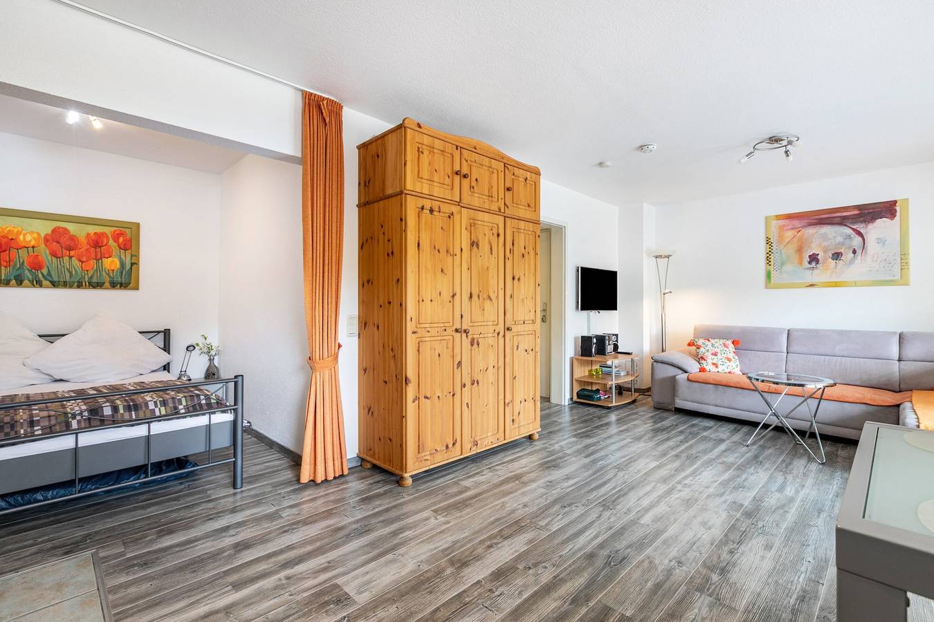 Ganzes Studio, Ferienwohnung Wassersleben" mit Meerblick, Balkon und Wlan in Wassersleben, Harrislee