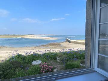 Gîte pour 4 personnes, avec vue ainsi que terrasse et jardin à Plobannalec-Lesconil