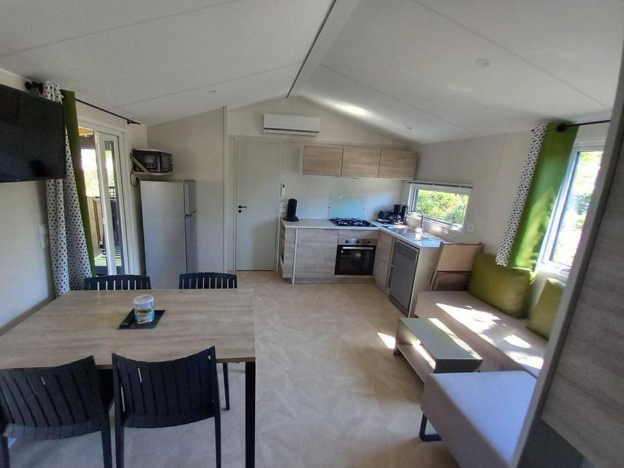 Camping Les Brillas - Mobilhome 6 personas - Gama Trio Premium con jacuzzi in Les Moutiers-en-Retz, Côte de Jade