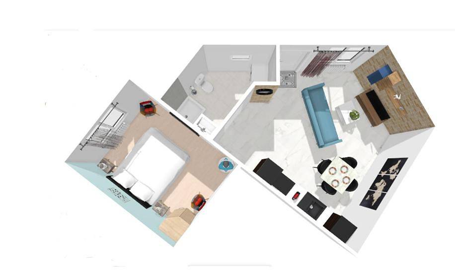 Appartement entier, One-Bedroom Apartment in Saint-Fons, Lyon et ses environs