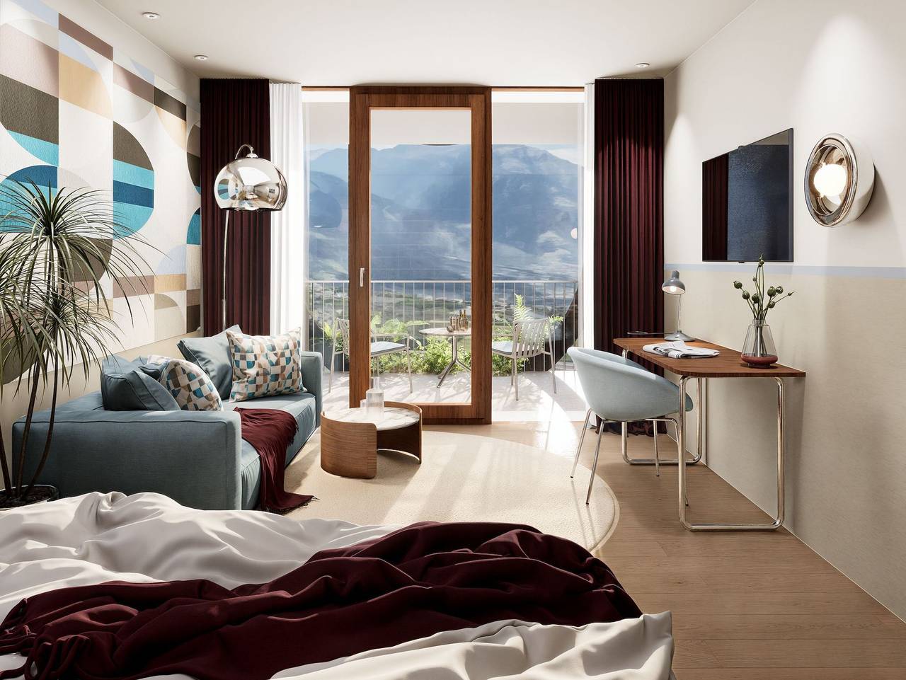 Ganze Ferienwohnung, Pension zum Burggräfler - Doppelzimmer ohne Balkon in St. Georgen (Schenna), Schenna