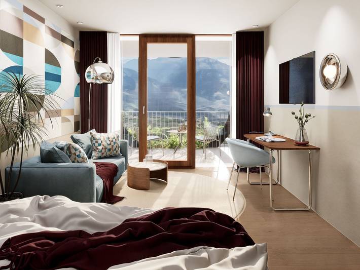 Ferienwohnung für 2 Personen, mit Garten und Whirlpool, mit Haustier in Schenna - 3