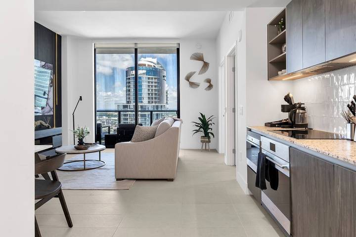 Loft voor 4 personen, with balkon and whirlpool as well as sauna in Miami