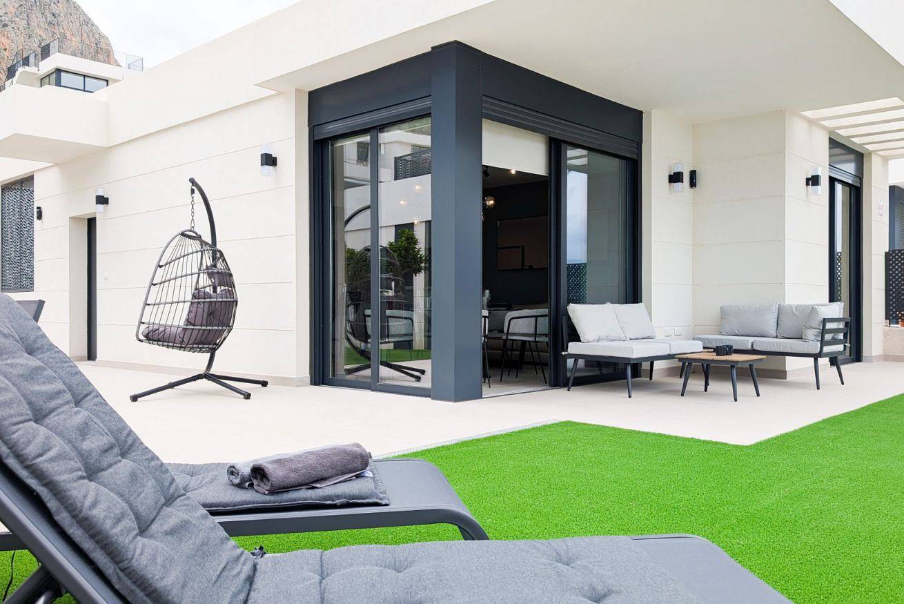 Appartement entier, Appartement de vacances pour 6 personnes avec balcon in Polop, Costa Blanca