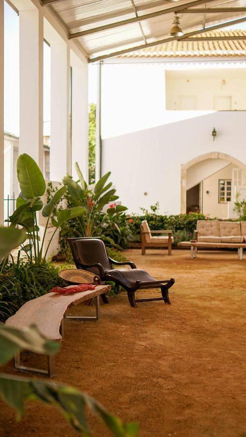 Casa de férias para 3 pessoas, com varanda e jardim e ainda vista em Almeirim