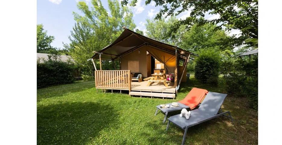 Mobil home pour 5 personnes, avec bassin pour enfant à La Romieu