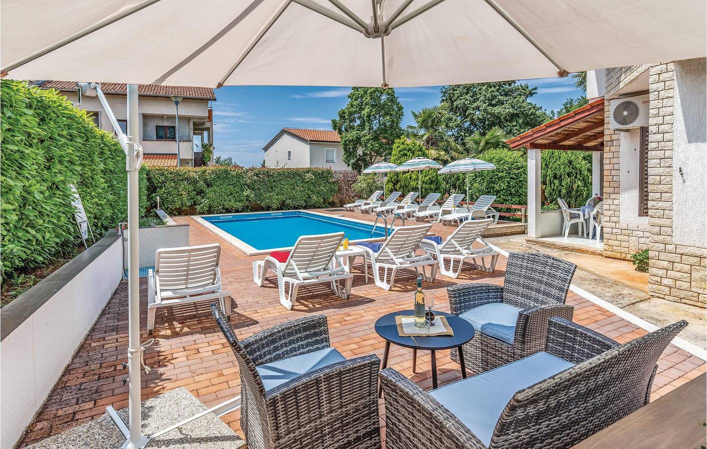 Ferienhaus für 4 Personen mit Terrasse in Kukci, Porec und Umgebung