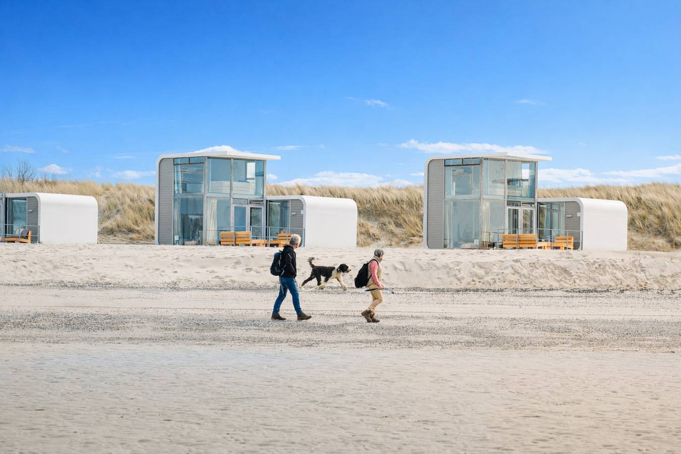 Strandweelde — Strandhaus (Haustiere willkommen) in Nieuwvliet, Zeeuwse Kust
