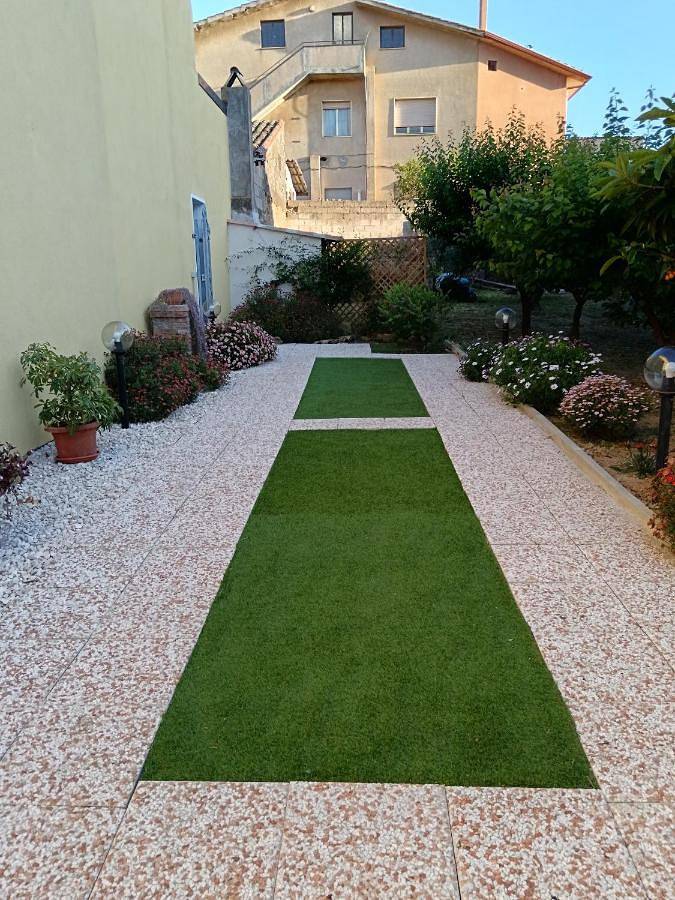 Appartamento per 4 persone, con Balcone e Terrazza nonché Giardino e Panorama a Villamassargia