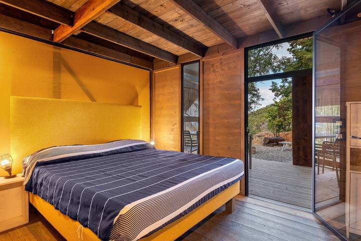 Glamping Tenda vista mare con aria condizionata, Isola d'Elba in Cavo, Rio