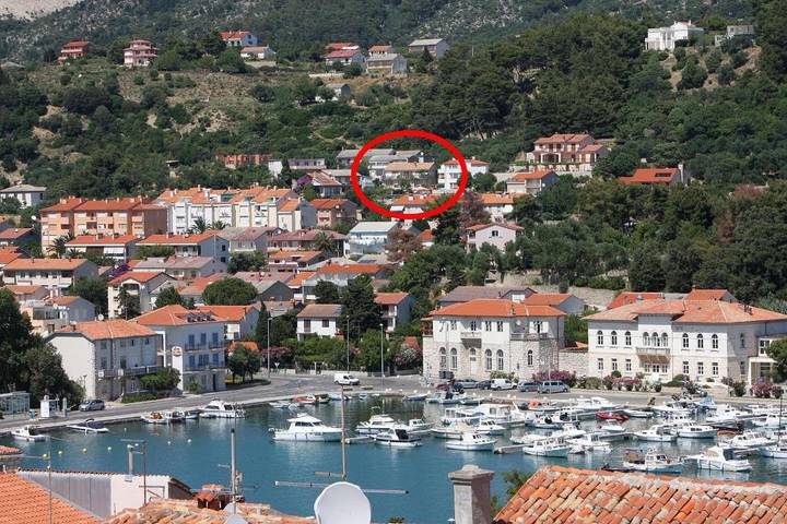 BnB für 3 Personen, mit Balkon, mit Haustier auf Rab