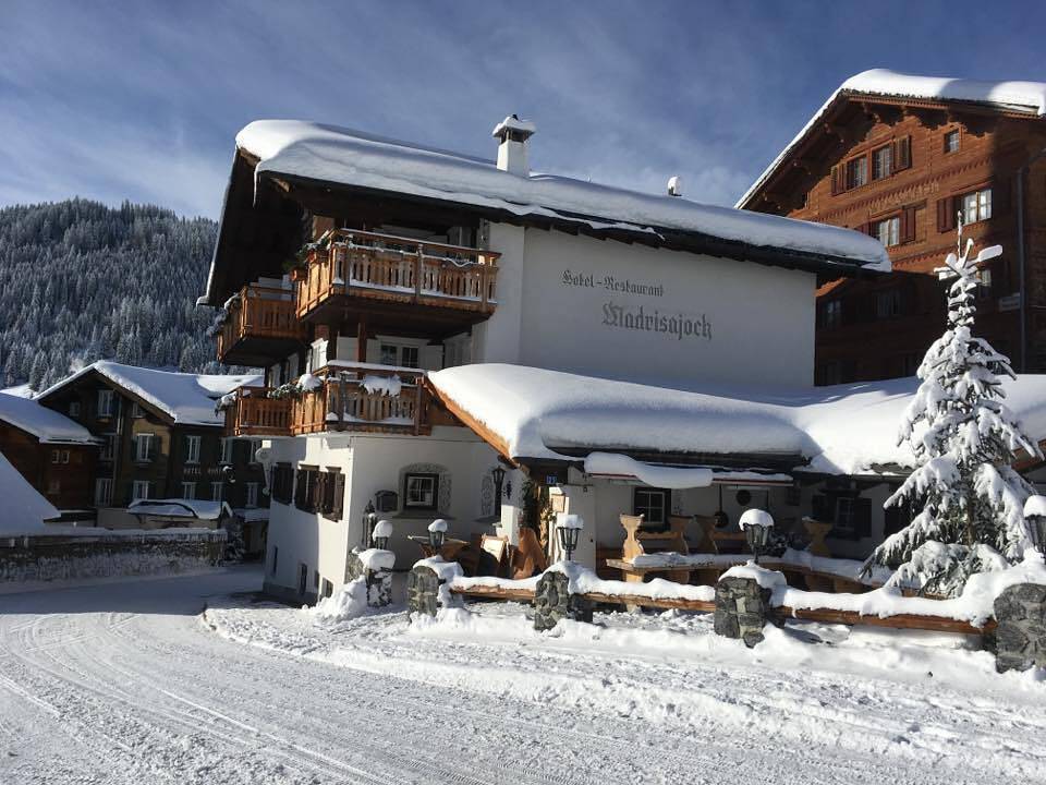 Hotel Madrisajoch - Einzelzimmer Dusche/Wc in St. Antönien, Rätikon Gebirgsgruppe