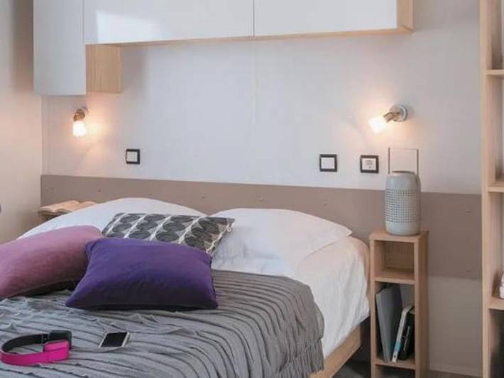 Camping Sites et Paysages - Le Ventoulou - Mobilheim 4 personen - Cottage Carennac - Zugang für Behinderte in Thégra, Regionaler Naturpark Causses du Quercy