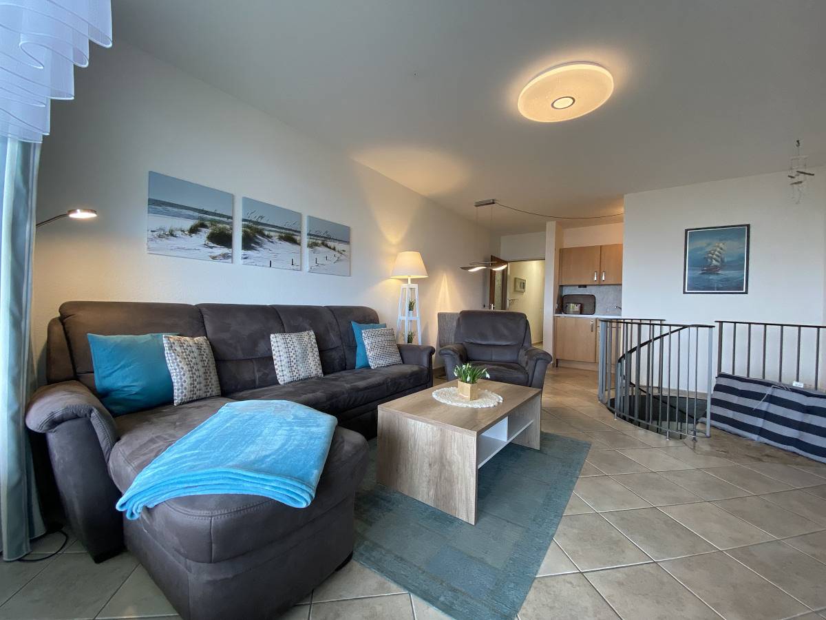 Appartement entier, Nautilus, Ferienwohnung 5 inkl Strandkorb u. Meerblick in Duhnen, Cuxhaven