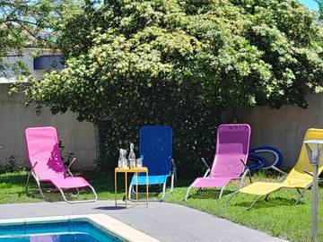 Gîte pour 4 personnes, avec piscine ainsi que jardin et terrasse à Villeneuve-lès-Maguelone