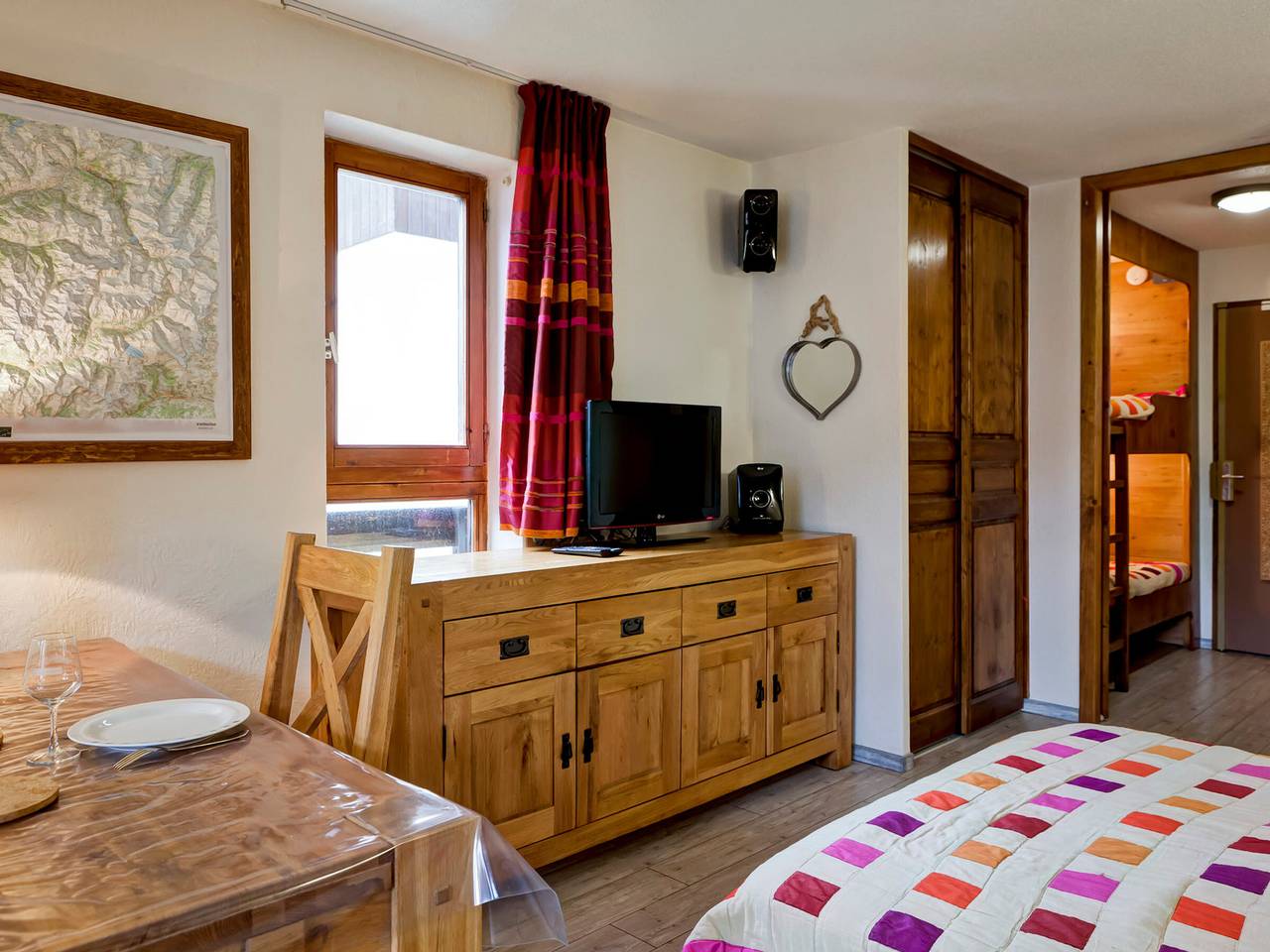 Studio entier, Studio moderne 4 pers avec balcon et Wifi à Brides-les-Bains in Brides-les-Bains, Les Trois Vallées
