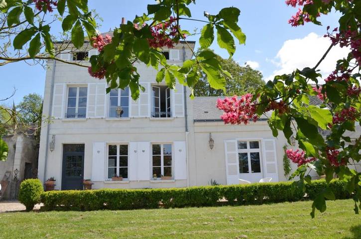 Maison d’hôte pour 2 personnes, avec Jardin et Vue dans Château de Loches Château de la Loire