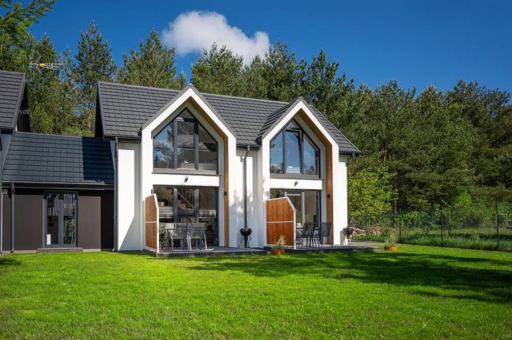 Domek letniskowy dla 6 osób, z ogród i widok na Pomorze