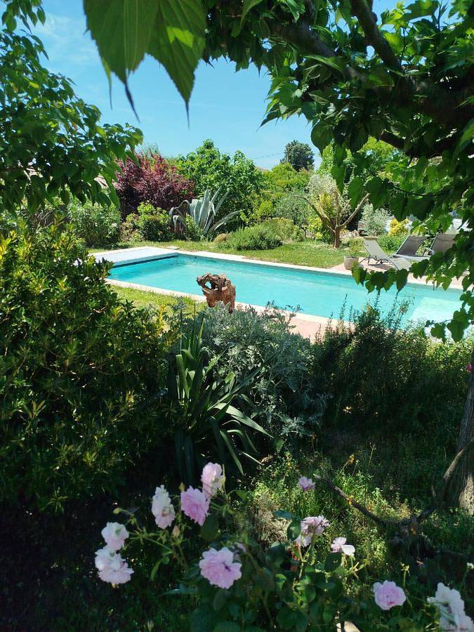 Maison des Romarins Chambre cosy Salle de bain privée , cuisine piscine partagées in Aigremont, Région d'Alès