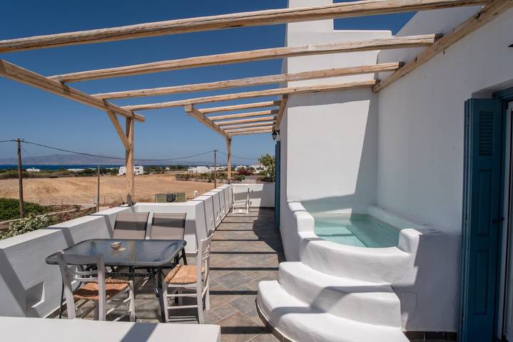 Apartamento no hotel 'Irida Sunny Family' com vista mar, Wi-Fi e ar condicionado in Kastraki (Naxos), Naxos