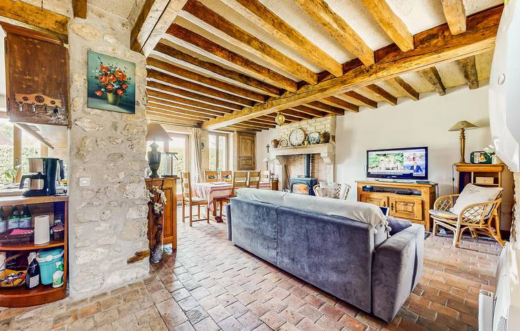 Ferienhaus für 8 Personen mit Terrasse in Lainsecq, Auxerre und Umgebung