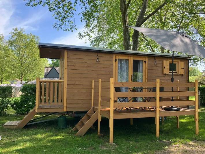 Camping Les Chambons - Unterkunft 2 personen - Wohnwagen für in Argenton-sur-Creuse, Châteauroux und Umgebung