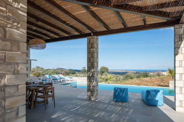 Ferienhaus für 10 Personen, mit Balkon und Balkon/Terrasse sowie Garten und Pool in Alfa