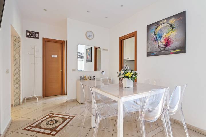 Apartamento entero, Apartamento de vacaciones para 6 personas in El Vaticano, Provincia de Roma