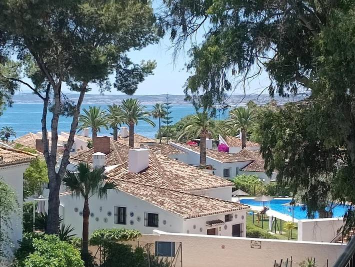 Casa de férias para 2 pessoas, com jardim e varanda e ainda vista em Estepona