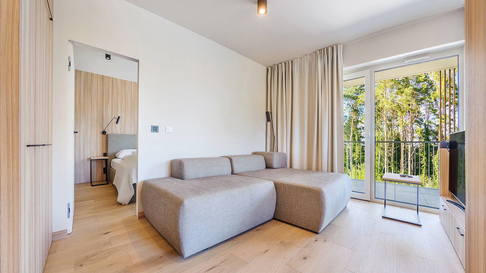 Cały apartament wypoczynkowy, Apartament wakacyjny dla 4 osób z balkon in Świnoujście, Zalew Szczeciński