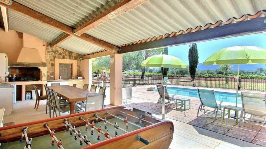 Location de vacances pour 10 personnes, avec terrasse et jardin, animaux acceptés à Gonfaron - 3
