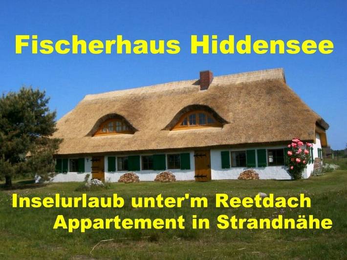 Ferienwohnung für 2 Personen, mit Terrasse und Garten auf Hiddensee