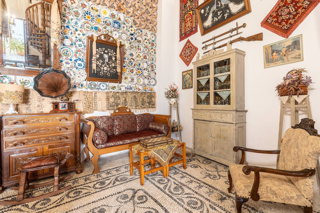 Ferienhaus 'Schönes historisches Haus' mit privatem Garten, Wi-Fi und Klimaanlage in Koskinou, Rhodos