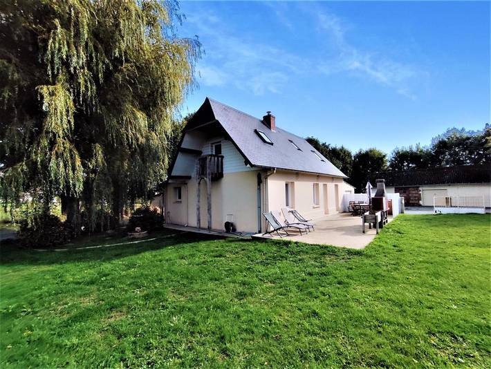 Gîte pour 6 personnes, avec jardin ainsi que terrasse et piscine, animaux acceptés à Saint-Jouin-Bruneval - 4