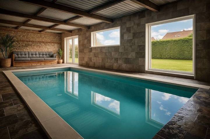 Villa pour 8 personnes, avec piscine et jacuzzi, animaux acceptés en Normandie