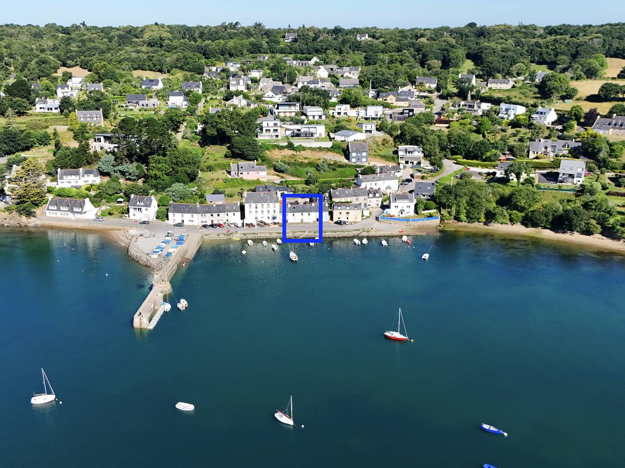 Vue mer, jolie maison de vacances *Lauberlach* in Plougastel-Daoulas, Région de Brest