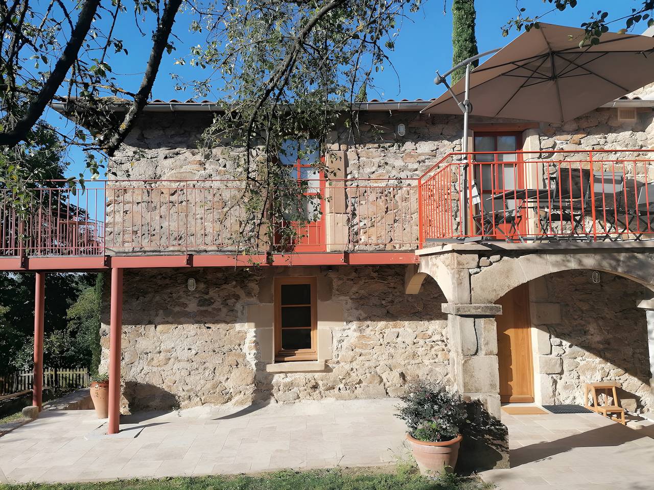 Maison de vacances 'Les Lavoirs' avec vue sur la montagne in Crozes-Hermitage, Région de Valence