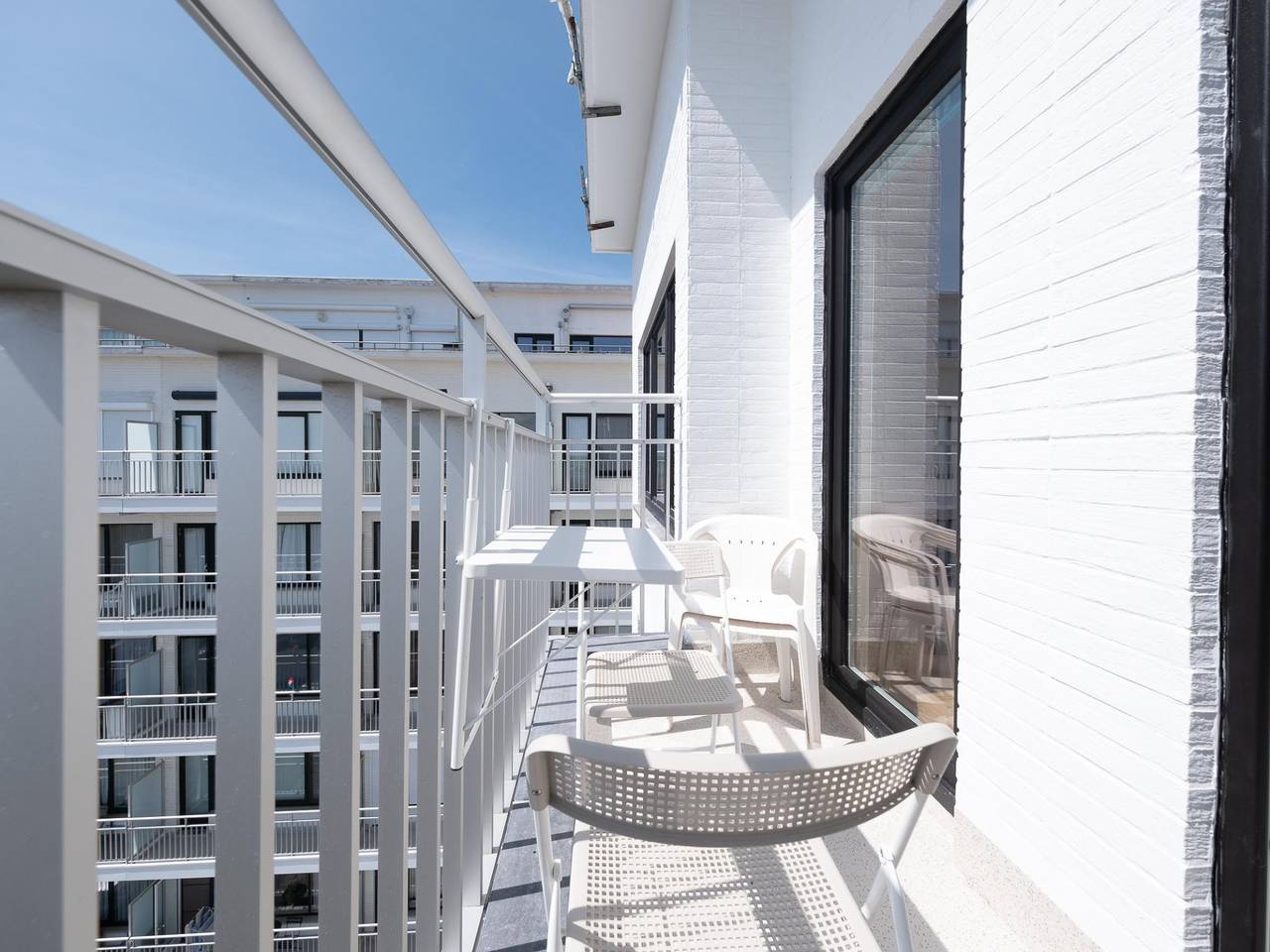 Studio mit Terrasse und herrlicher Aussicht in Middelkerke, Belgische Küste