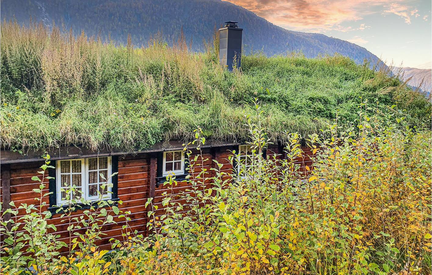 Feriehus for 9 personer med hage in Myrkdalen, Voss