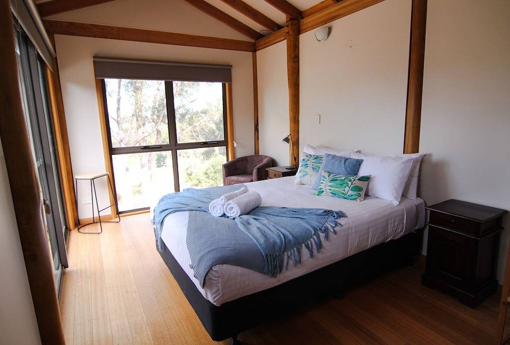 Bay Of Fires Seacret Strandhaus in privater Buschfläche mit Meerblick in Tasmanien