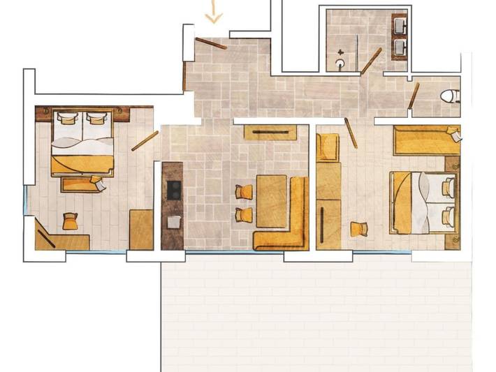 Ferienwohnung für 5 Personen, mit Garten und Terrasse in Mauterndorf - 3