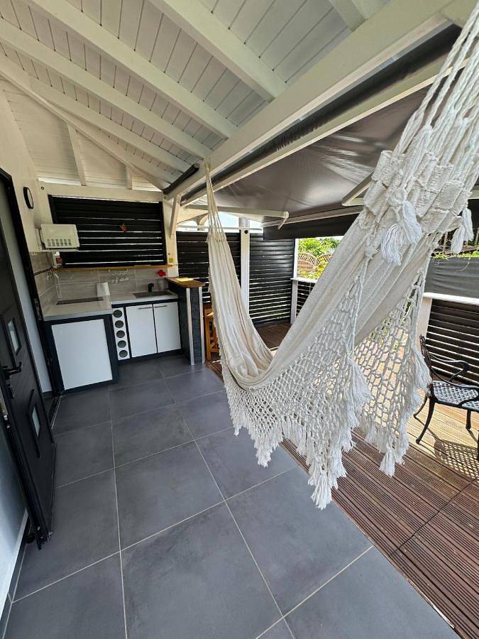 Maison de vacances pour 2 personnes, avec terrasse ainsi que vue et jardin