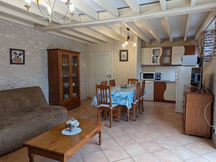 Gîte pour 4 personnes, avec terrasse, animaux acceptés