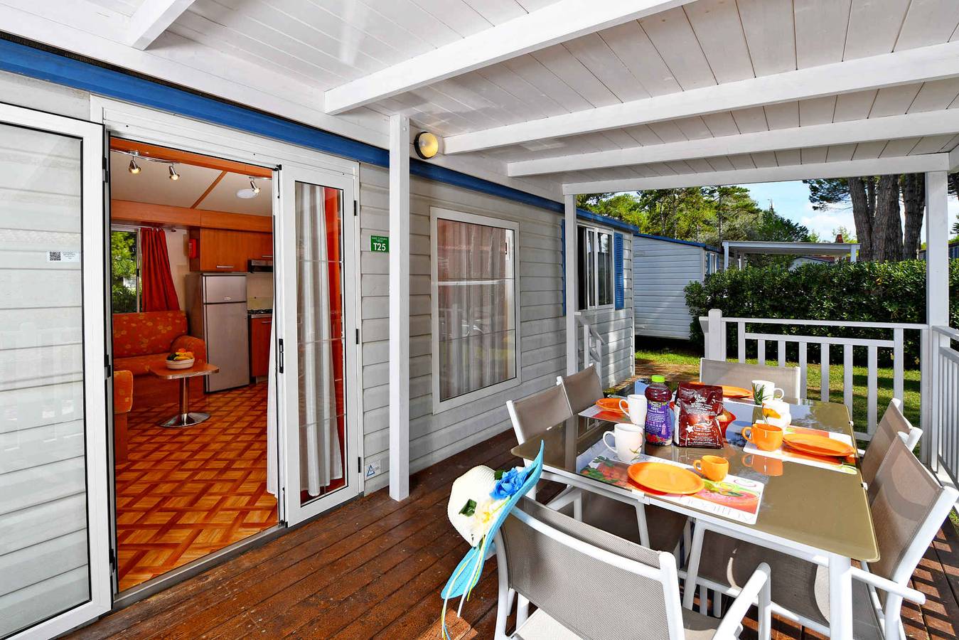 Mobilehome mit Terrasse und Klimaanlage  in Lignano Riviera, Lignano Sabbiadoro