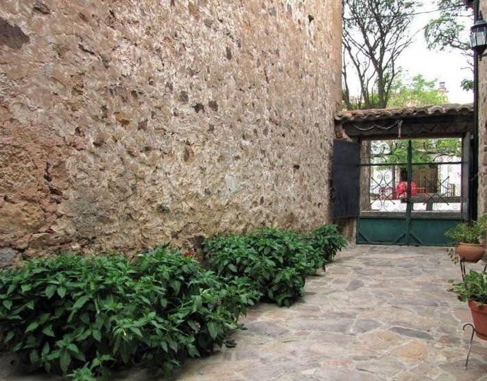 Zimmer 'Habitación Doble' mit Bergblick, Gemeinschaftsterrasse und Wi-Fi in Almajano, Soria Provinz