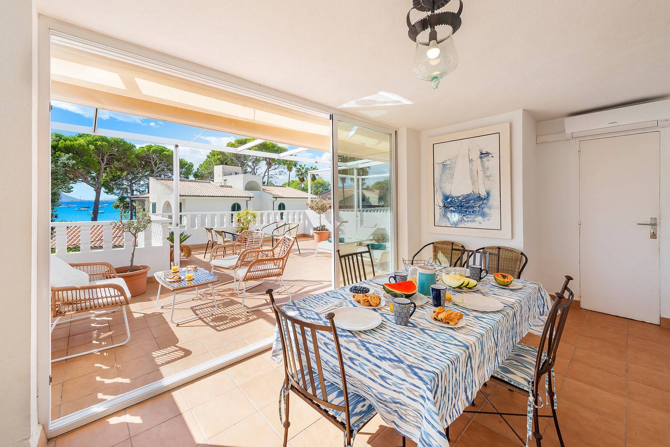 Entire apartment, Apt Faro pinewalk sea view in Port de Pollença, Pollença